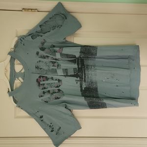 Vintage Hobie ripped shirt